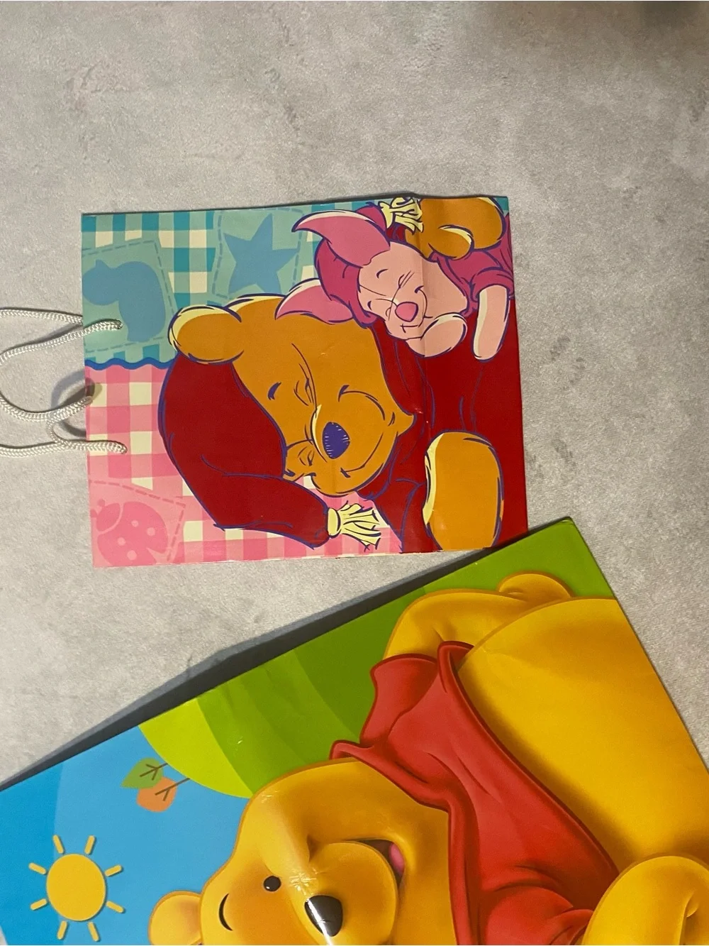 Winnie The Pooh Gift Bag Lot Of 2